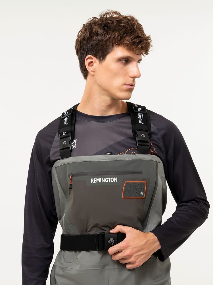Рыболовные вейдерсы забродные Remington Fishing Rivers Black / Grey
