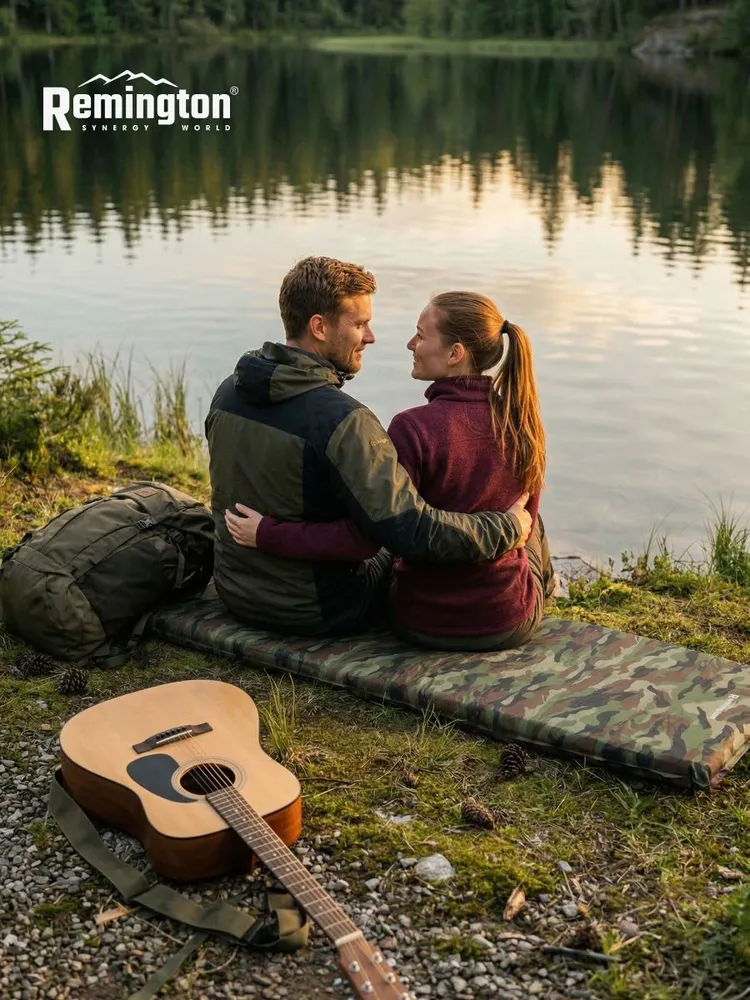 Самонадувающийся коврик Remington 200x66x10 (разноцветный)