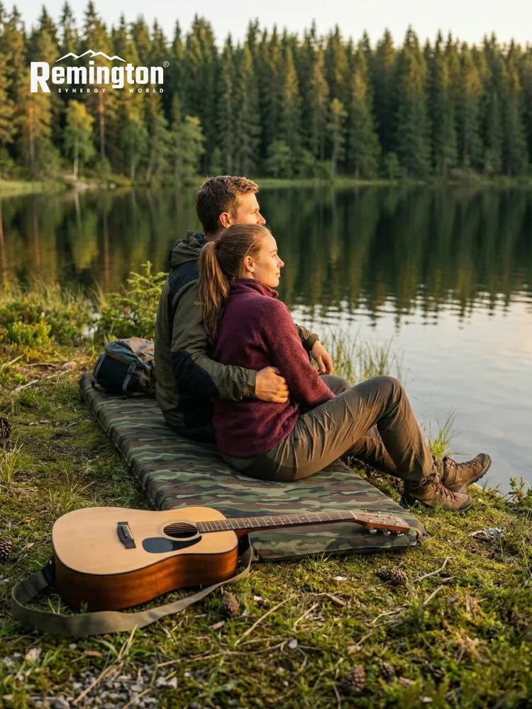 Самонадувающийся коврик Remington 200x66x10 (разноцветный)