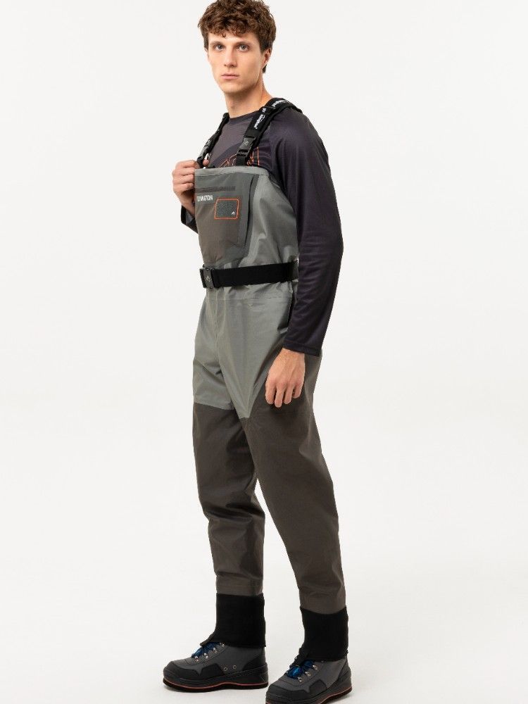 Рыболовные вейдерсы забродные Remington Fishing Rivers Black / Grey