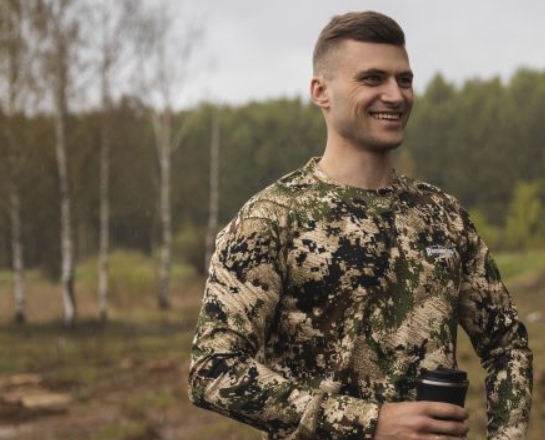 Футболка Remington Inside Fit Shirt South Forest — базовый слой для рыбалки и охоты