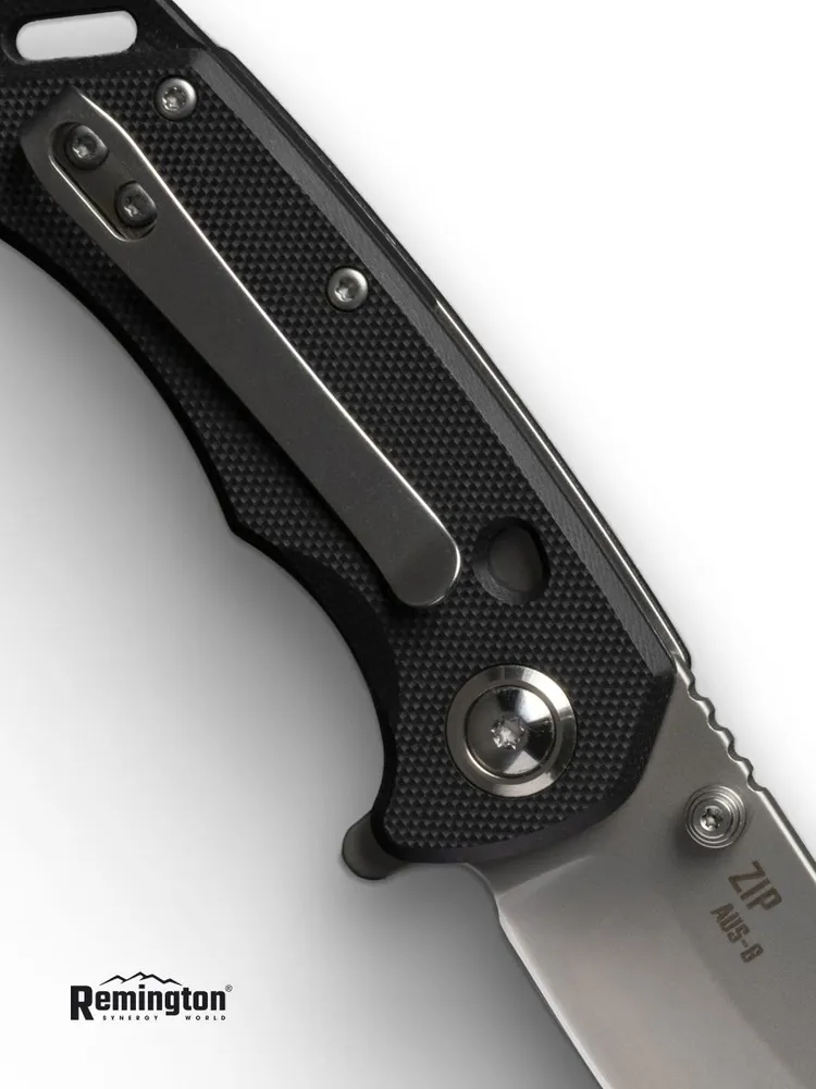 Нож складной туристический Remington Zip Black
