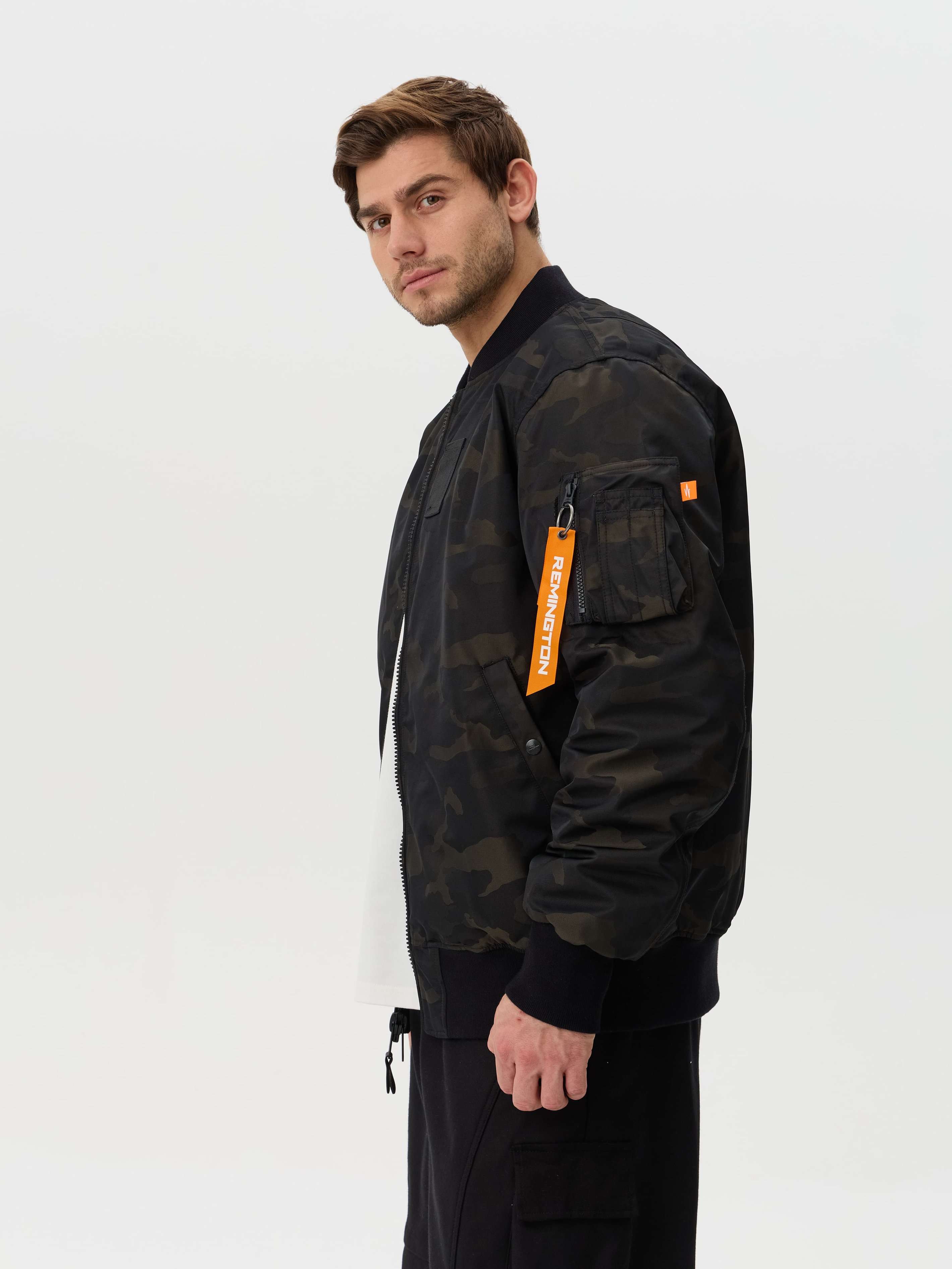 Куртка бомбер двусторонняя Remington Airman Gray