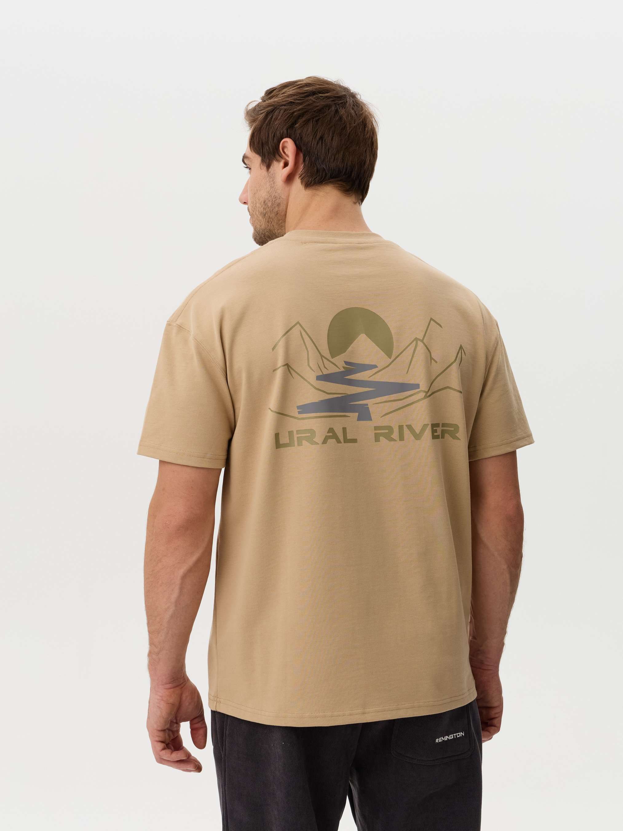 Футболка мужская Remington Casual Beige