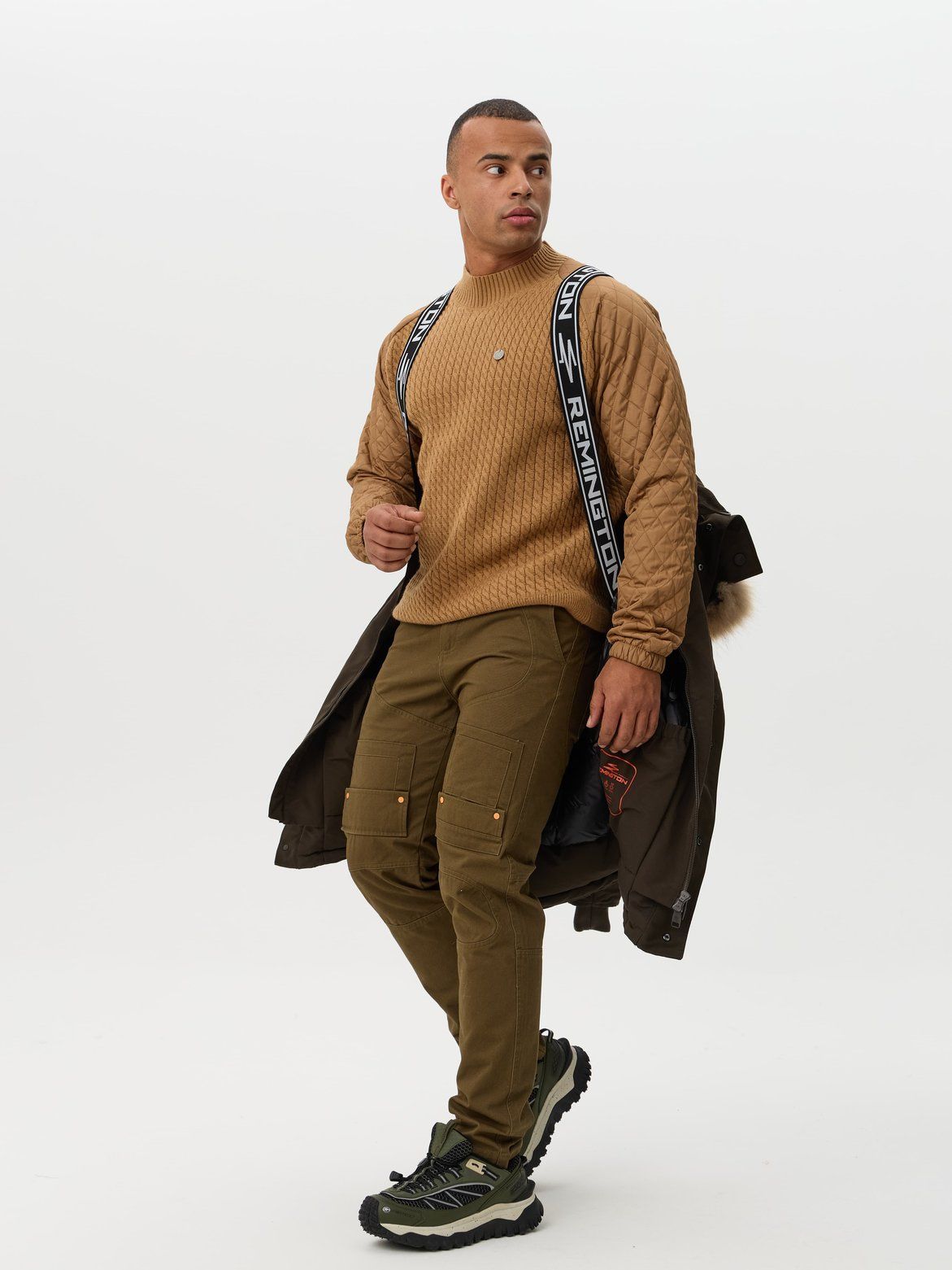 Куртка парка мужская Remington WM1 Brown