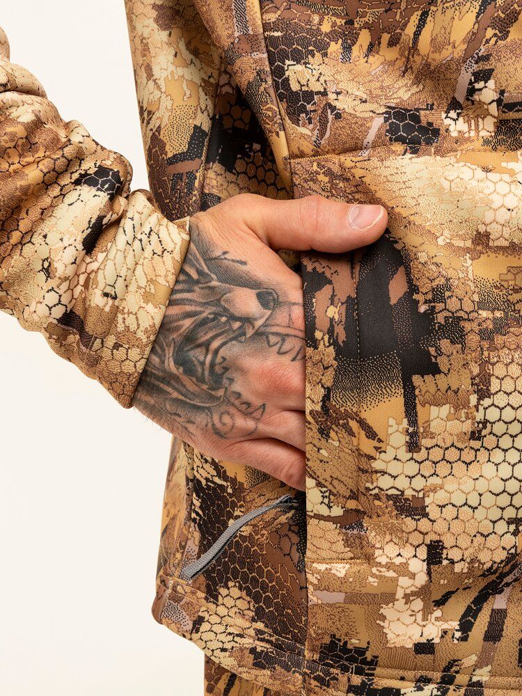 Толстовка Remington Polar Dream FIT Yellow Waterfowl Honeycombs