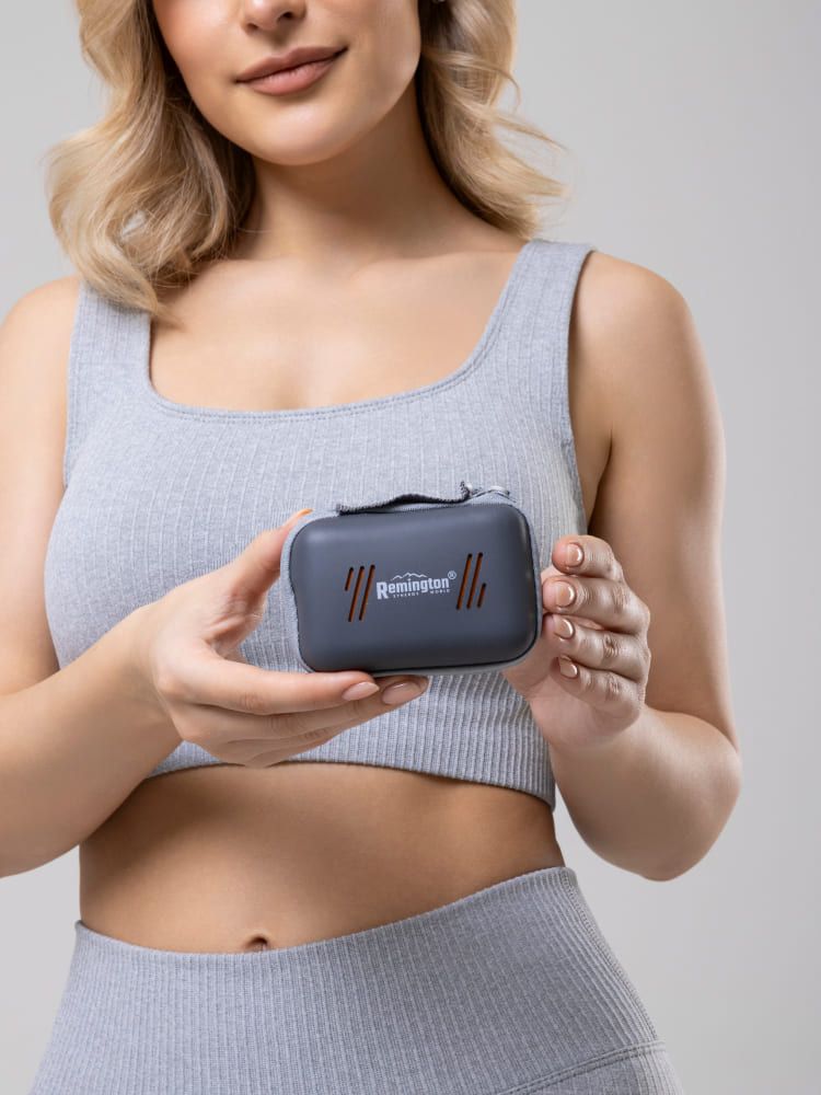 Полотенце Remington из микрофибры, 50*30 см, цвет оранжевый, в резиновой коробке