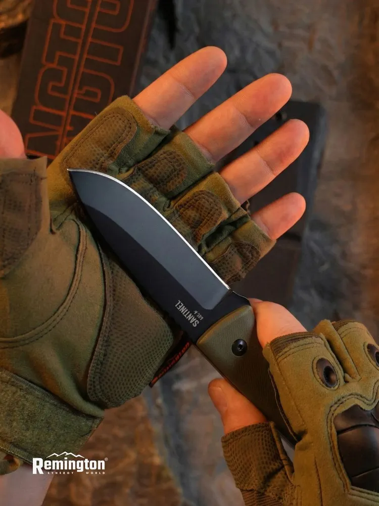 Нож туристический с фикс. лезвием Remington Sentinel Dark Green