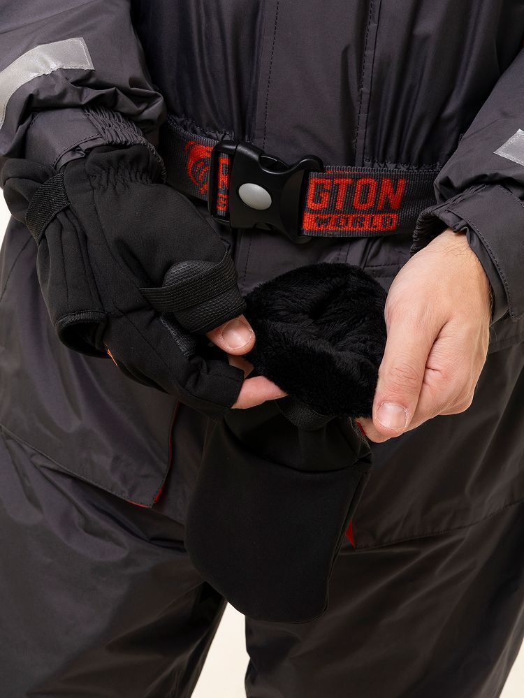 Перчатки-варежки Remington Activ Fishing Softshell Black