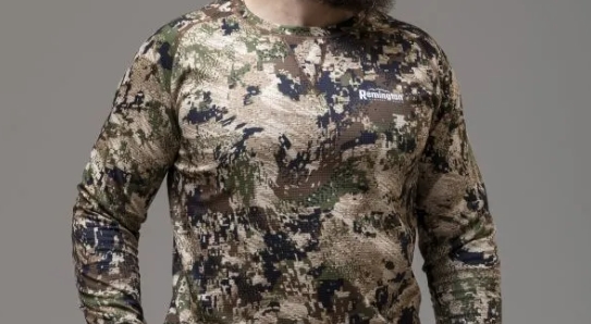 Лонгслив Remington Inside Fit Shirt South Forest — универсальный слой для активного отдыха и охоты