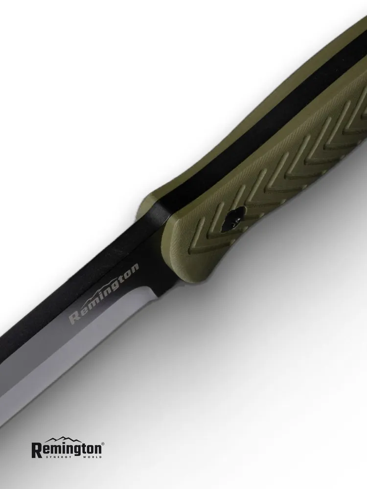 Нож туристический с фикс. лезвием Remington Pillar Dark Green