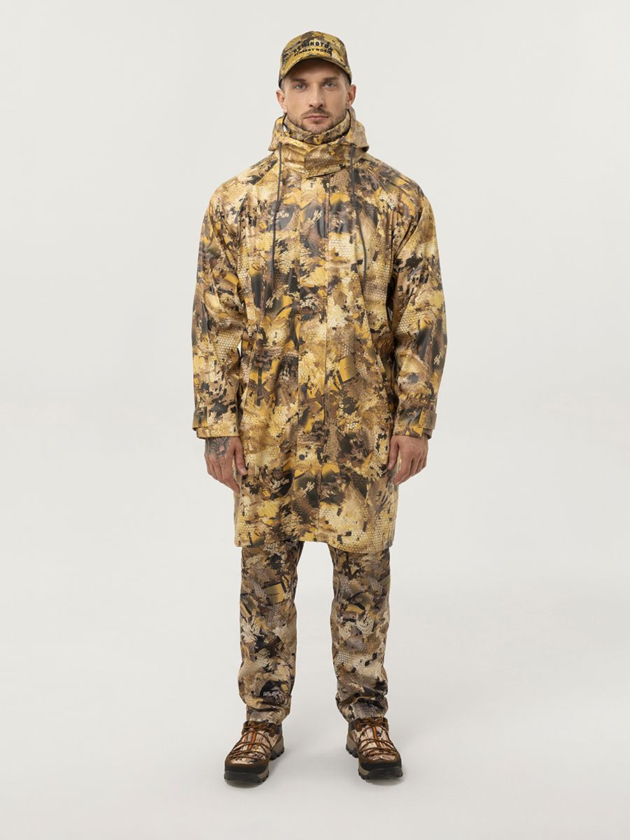 Плащ тент Remington New PU waterproof Yellow Waterfowl Honeycombs