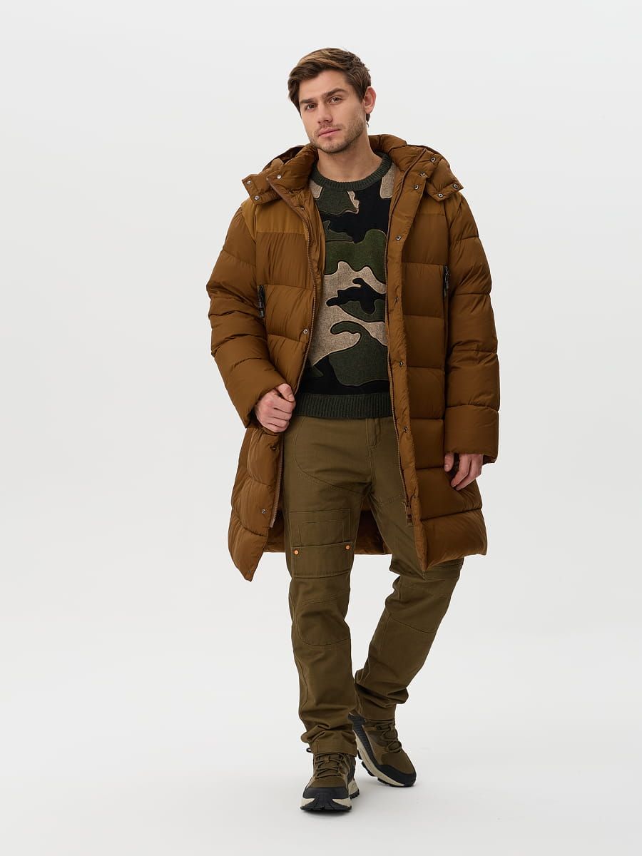 Пальто пуховое мужское Remington DOW2 Anthracene Brown