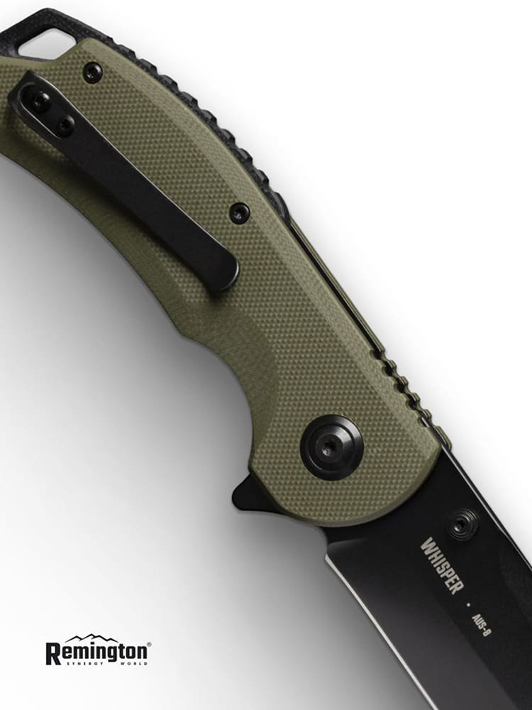 Нож складной туристический Remington Whisper Dark Green