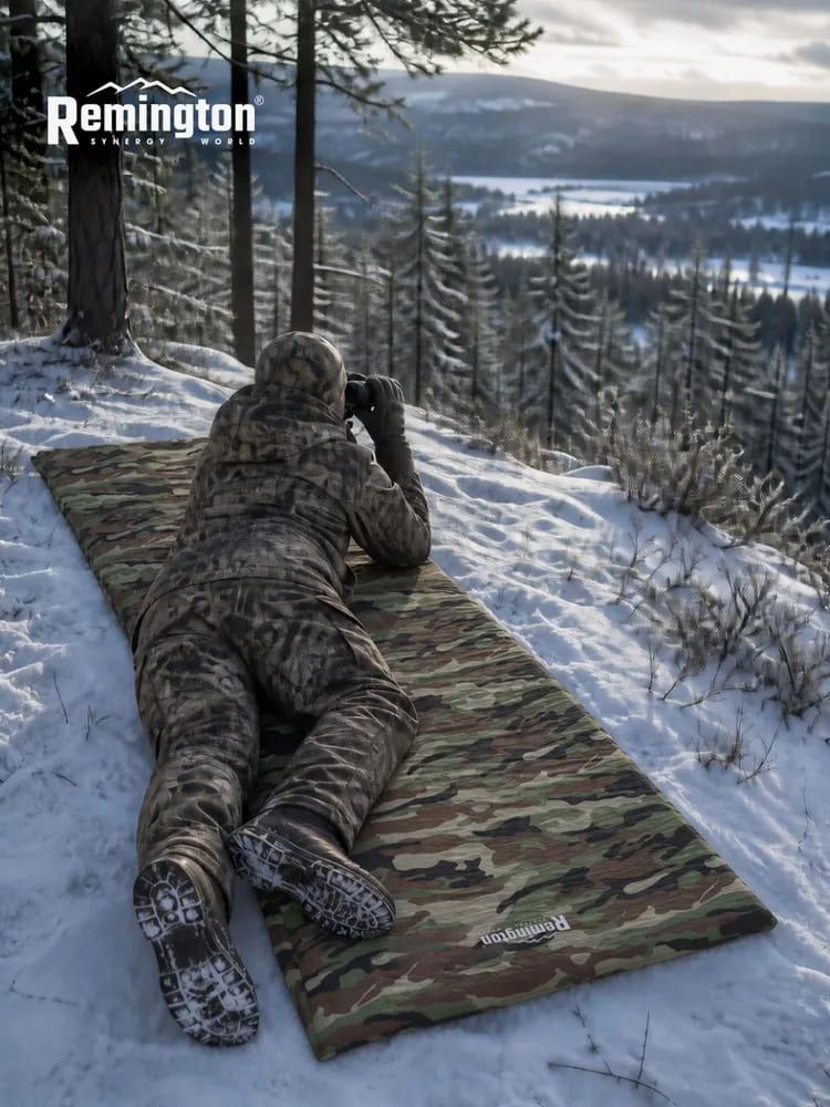 Самонадувающийся коврик Remington 200x66x10 (разноцветный)