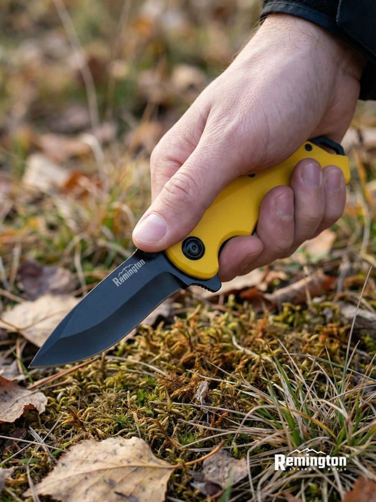 Нож складной туристический Remington Dash Yellow