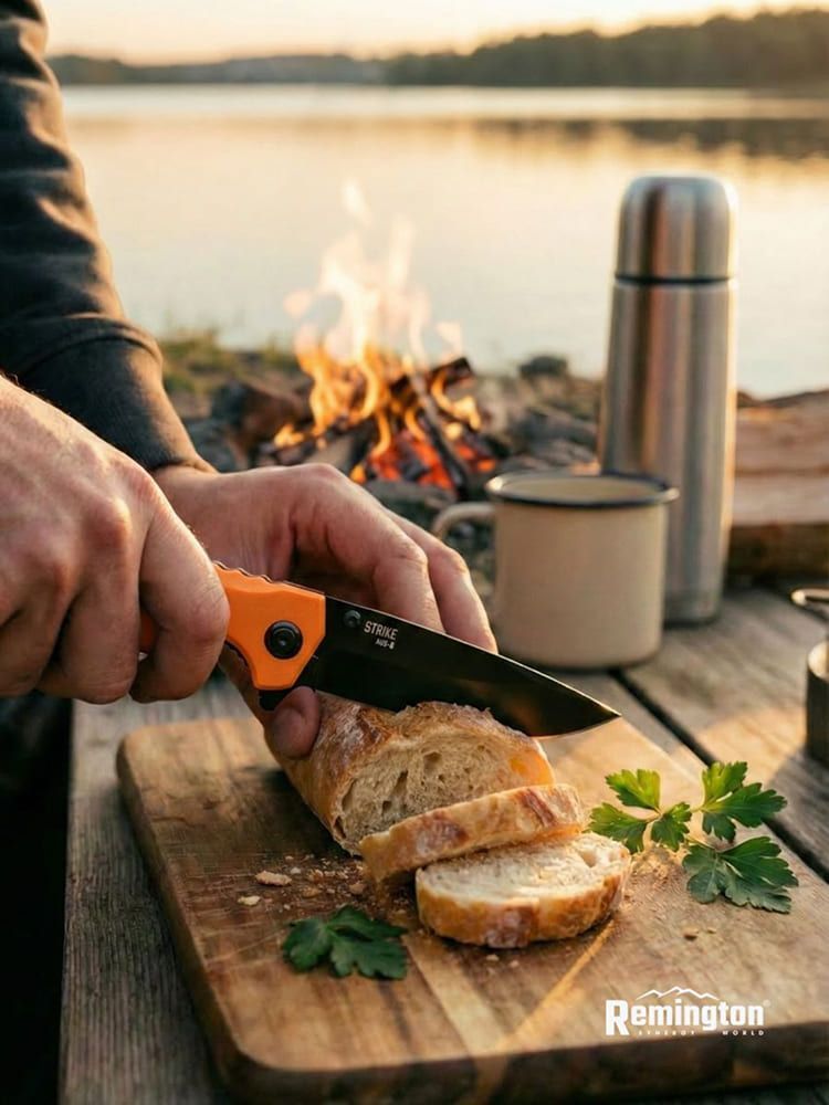 Нож складной туристический Remington Strike Orange