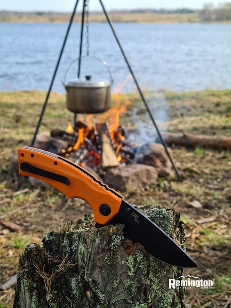 Нож складной туристический Remington Edge Orange