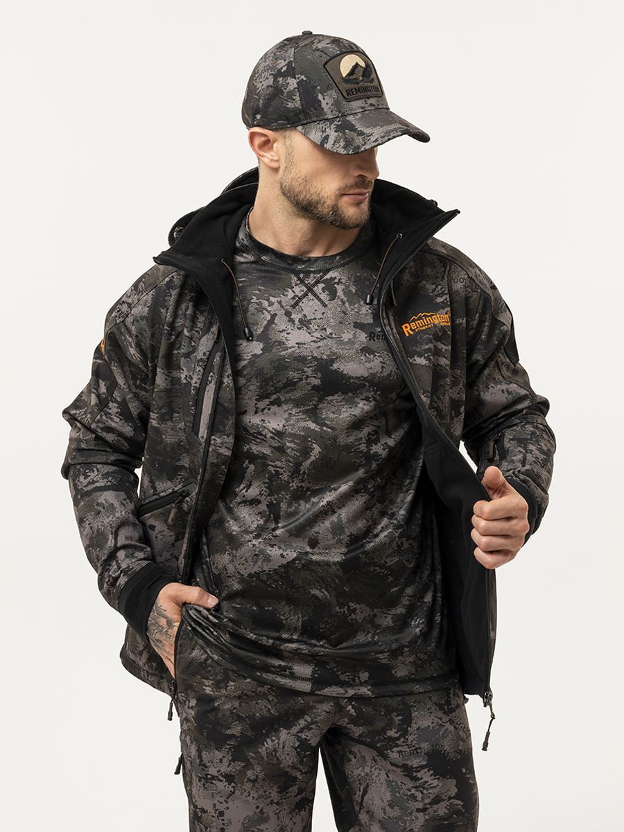 Демисезонный костюм для охоты Remington Himalayan Black Camo