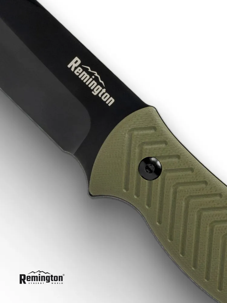 Нож туристический с фикс. лезвием Remington Pillar Dark Green