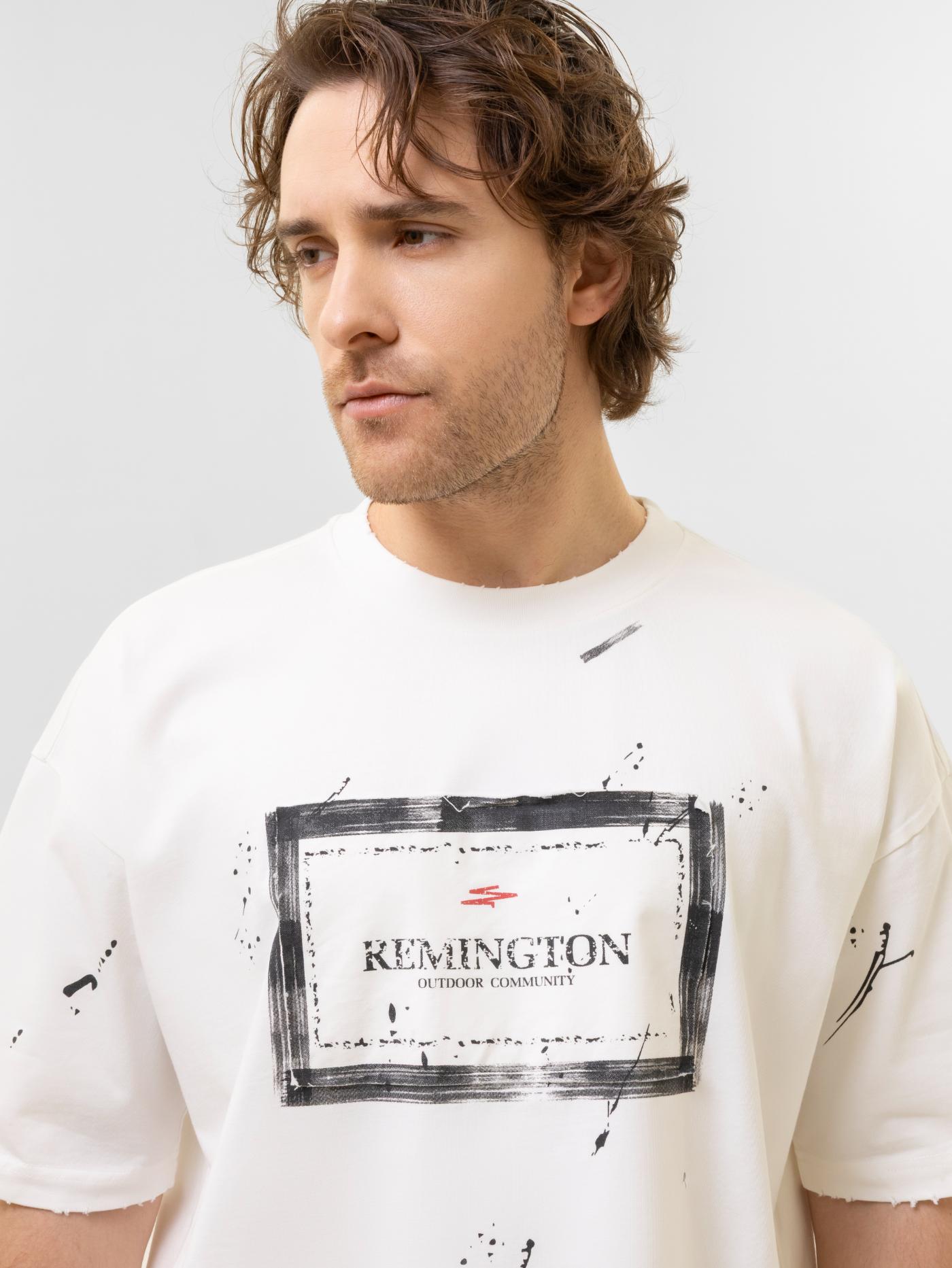 Футболка мужская Remington Abstract Impulse White