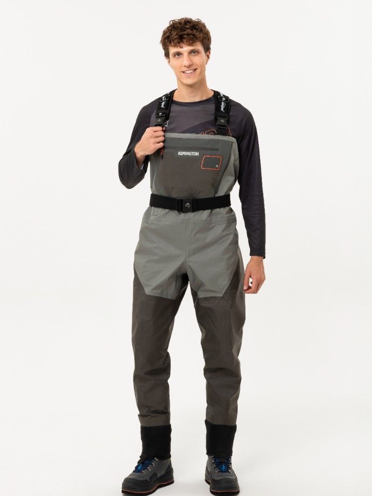 Рыболовные вейдерсы забродные Remington Fishing Rivers Black / Grey