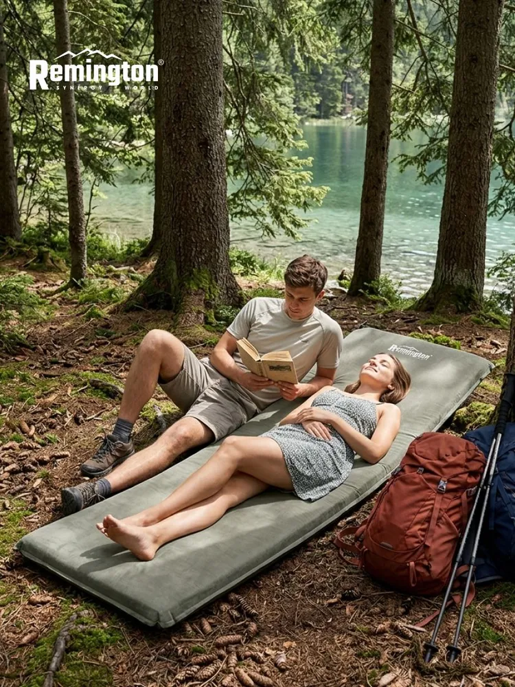 Самонадувающийся коврик Remington 200x66x5 (серый металлик)