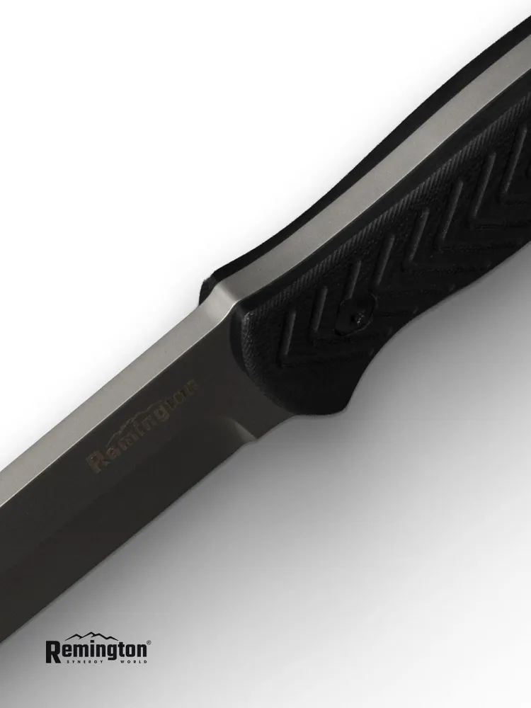 Нож туристический с фикс. лезвием Remington Pillar Black