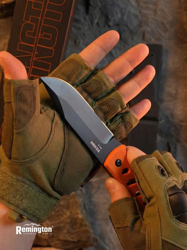 Нож туристический с фикс. лезвием Remington Bulwark Orange
