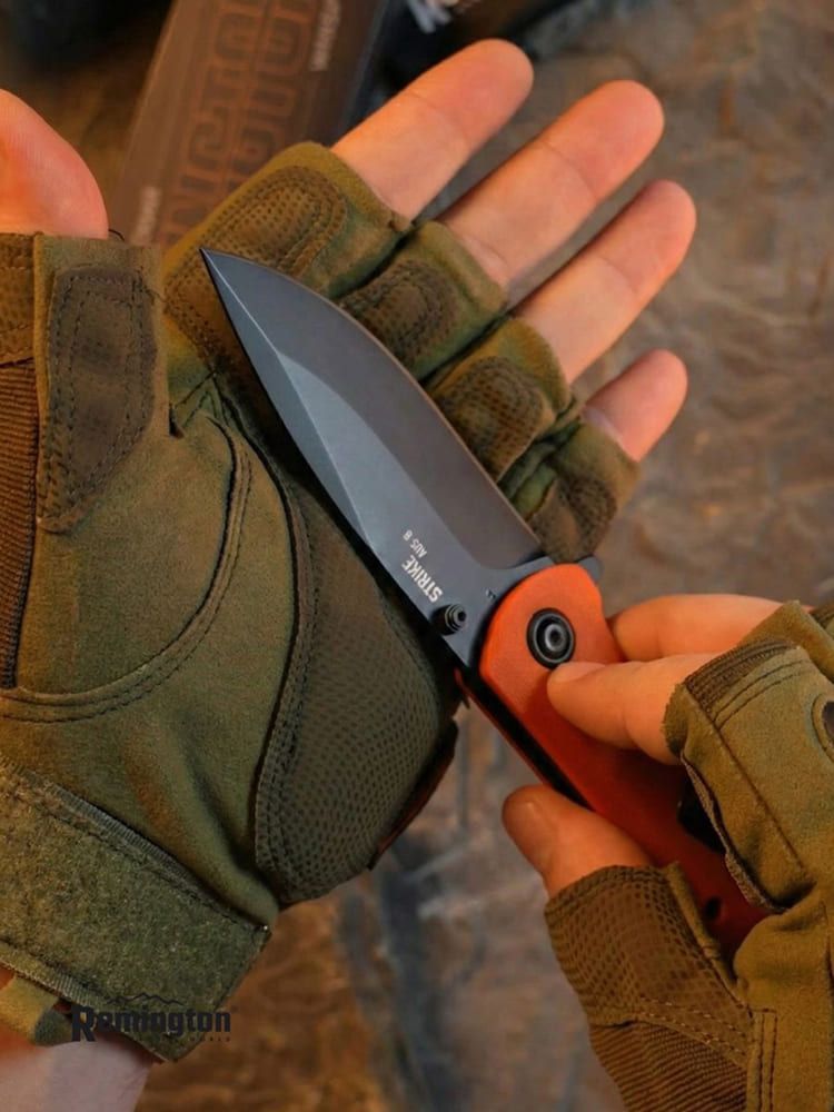 Нож складной туристический Remington Strike Orange