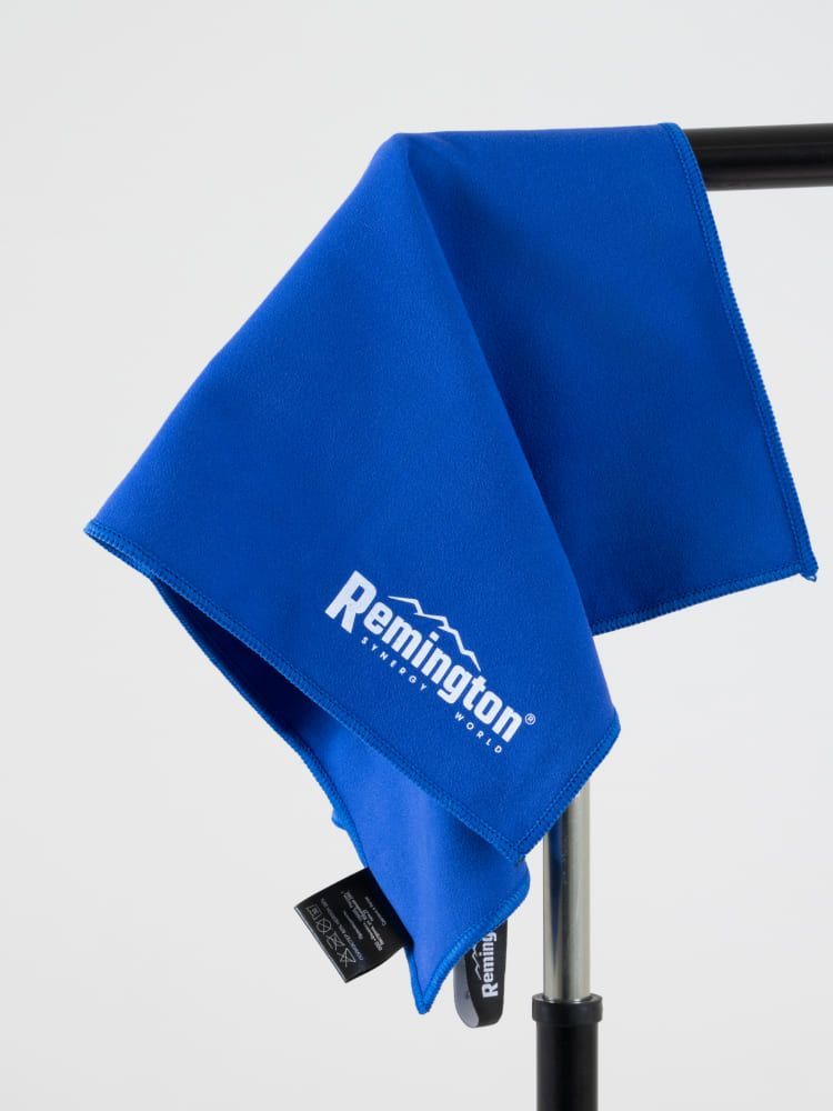 Полотенце Remington из микрофибры, 50*30 см, цвет синий, в резиновой коробке
