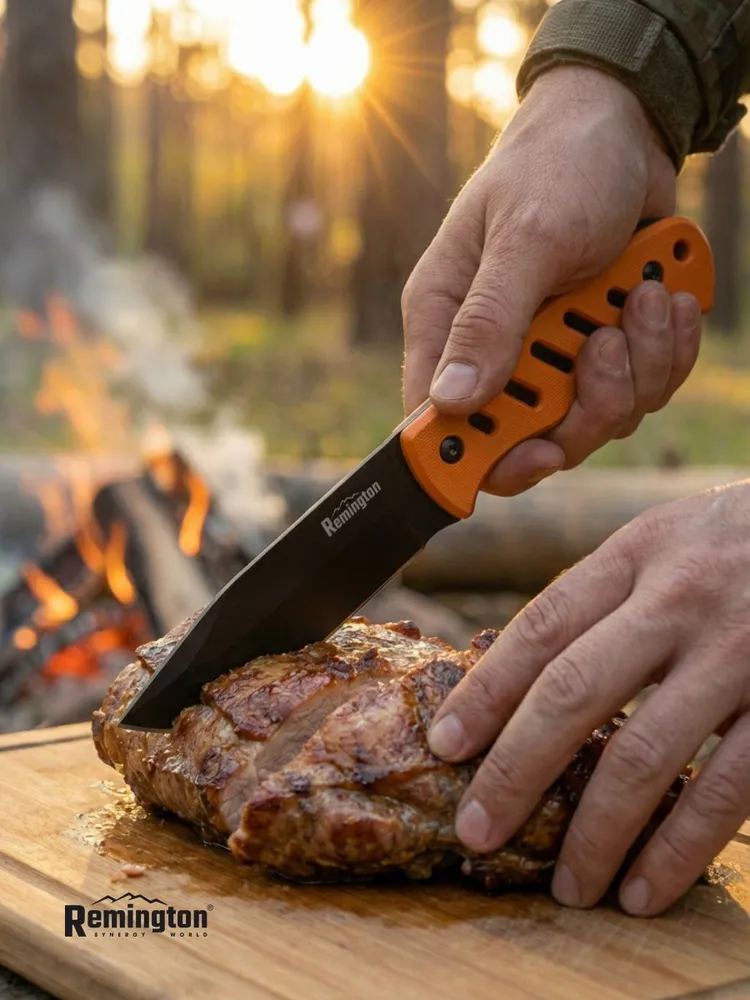 Нож туристический с фикс. лезвием Remington Bulwark Orange