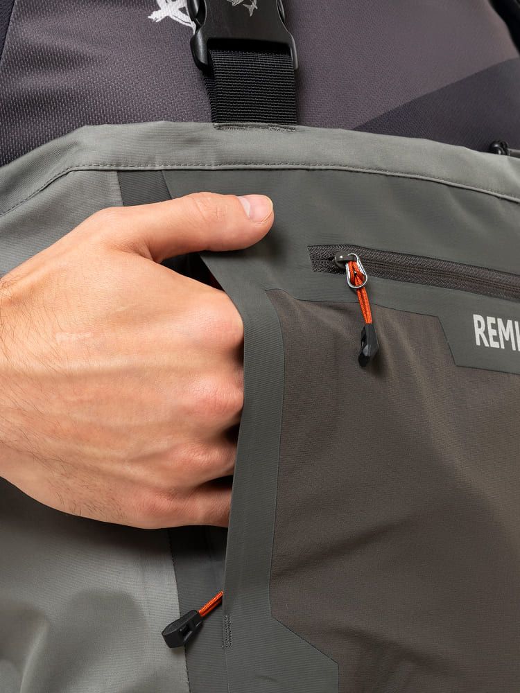 Рыболовные вейдерсы забродные Remington Fishing Rivers Black / Grey