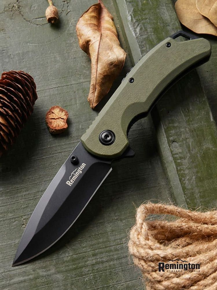Нож складной туристический Remington Whisper Dark Green