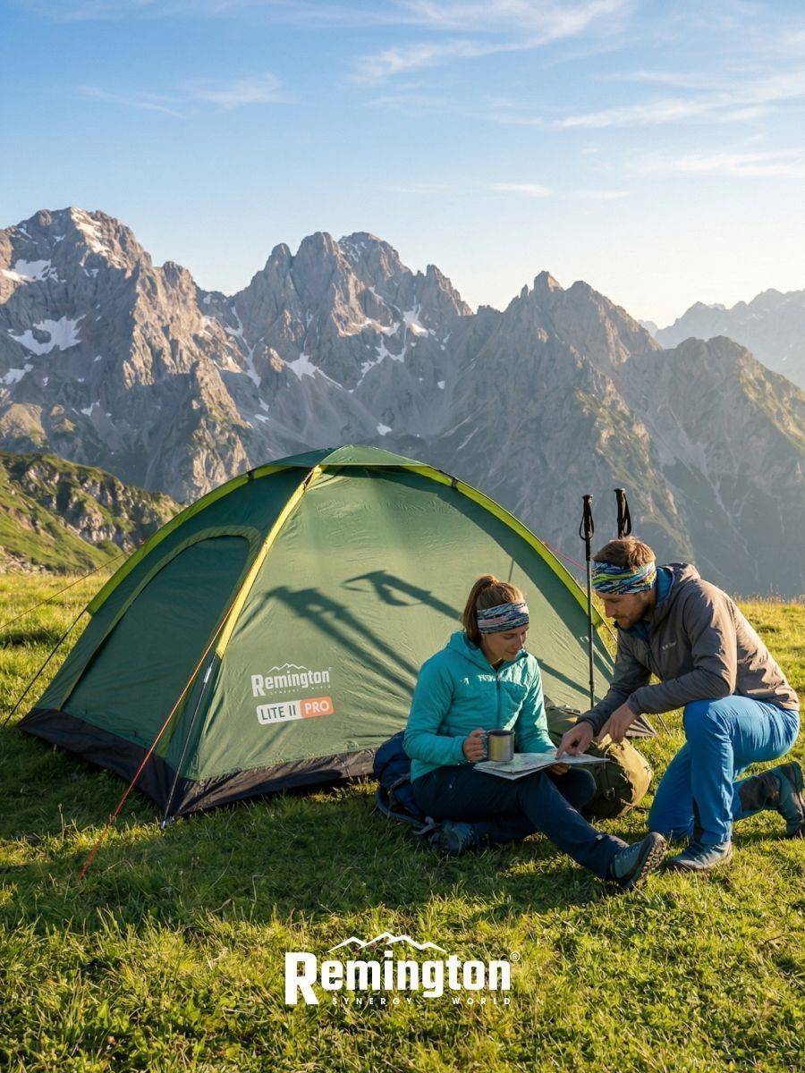 Палатка туристическая 2 местная Remington Lite II Pro Dark green