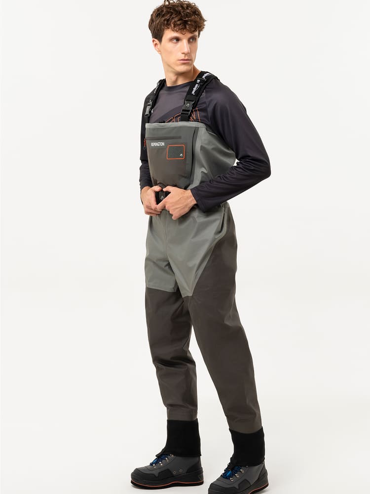Рыболовные вейдерсы забродные Remington Fishing Rivers Black / Grey