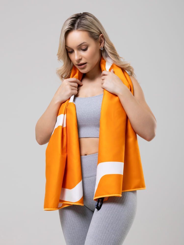 Полотенце Remington из микрофибры, 150*75 см, цвет оранжевый, в резиновой коробке