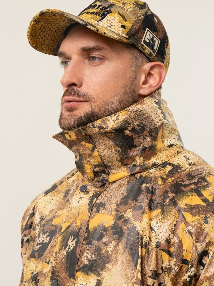 Плащ тент Remington New PU waterproof Yellow Waterfowl Honeycombs