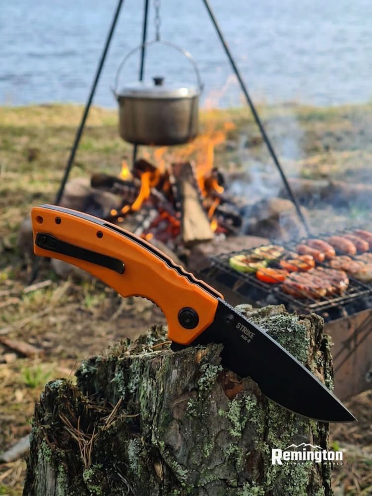 Нож складной туристический Remington Strike Orange