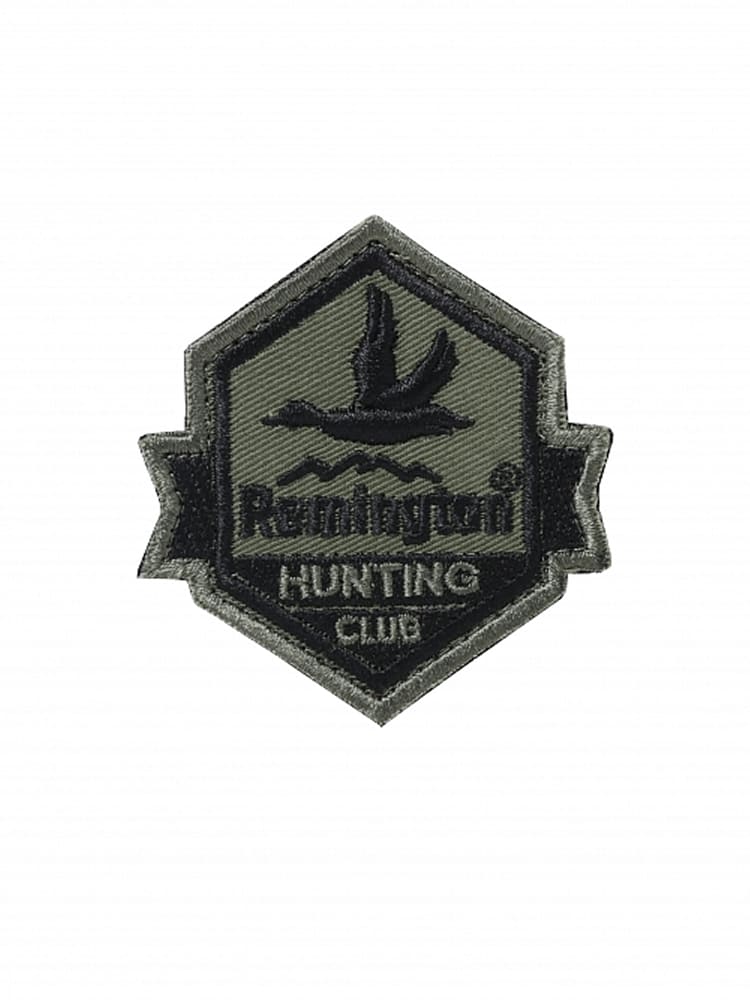 Шеврон Remington HUNTING CLUB ORIGINAL (Green/black, 6*6 cm)