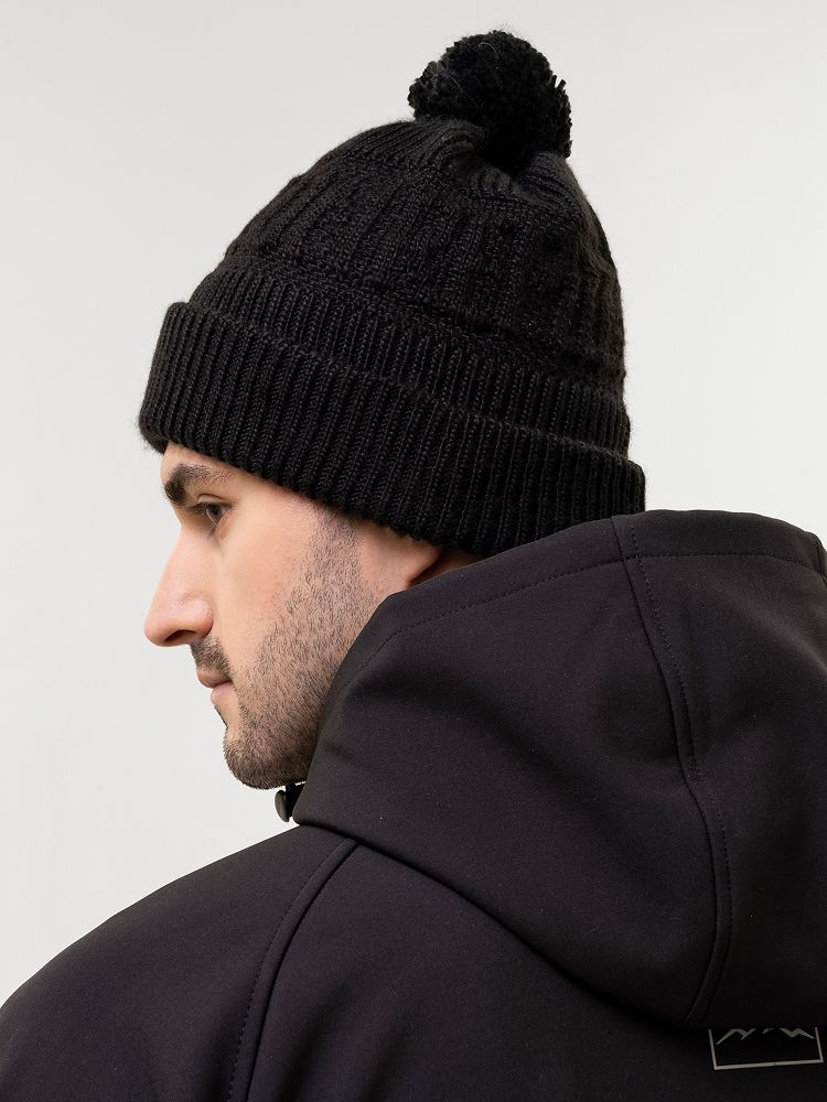 Шапка Remington Knit Мelange Black