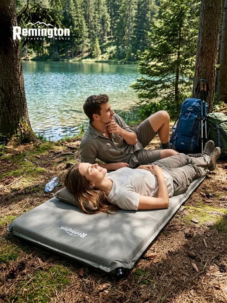 Самонадувающийся коврик Remington 200x66x5 (серый металлик)