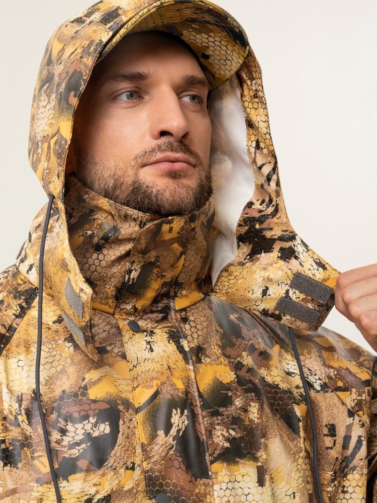 Плащ тент Remington New PU waterproof Yellow Waterfowl Honeycombs