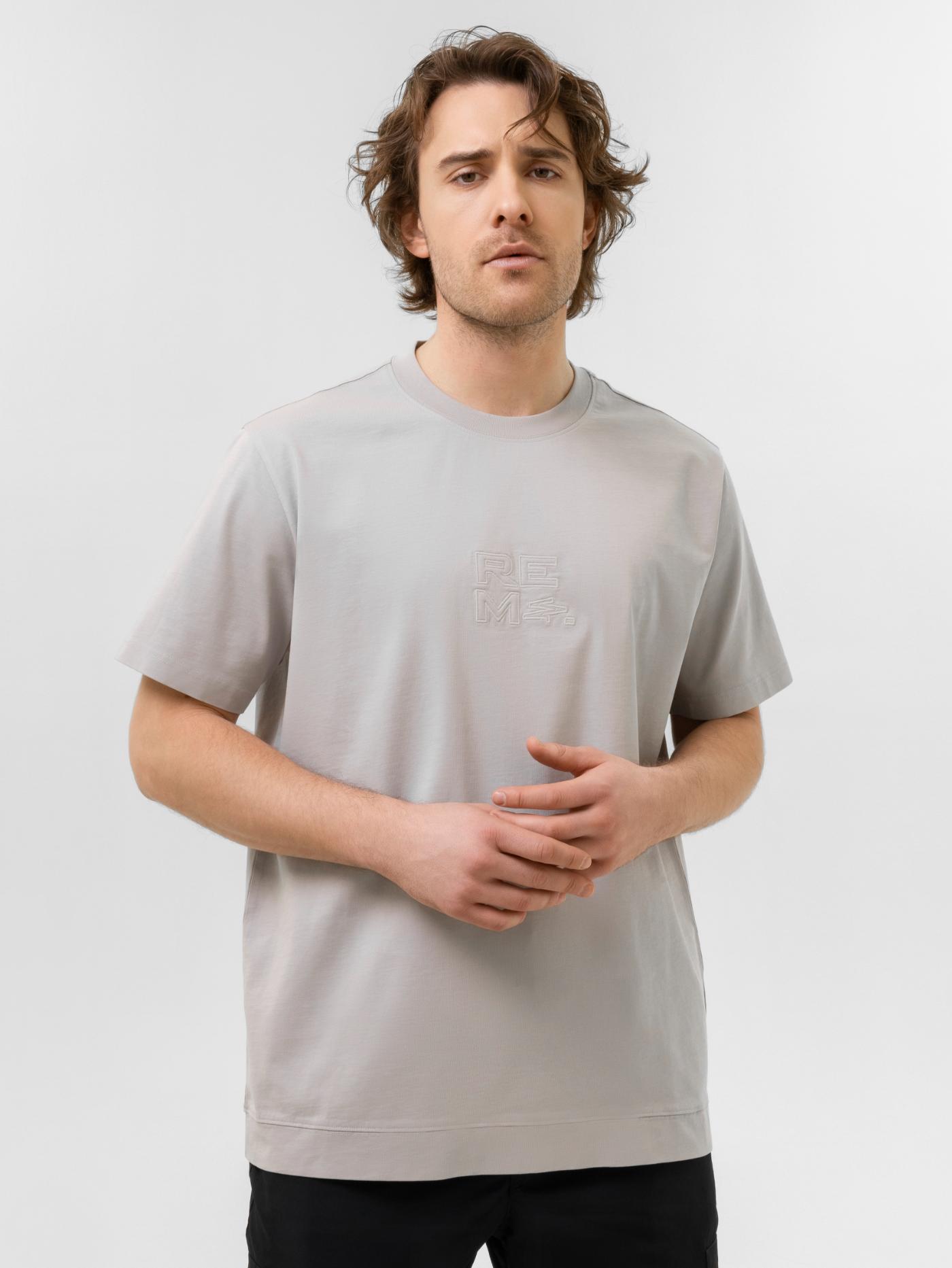 Футболка мужская Remington Casual REM Light Grey