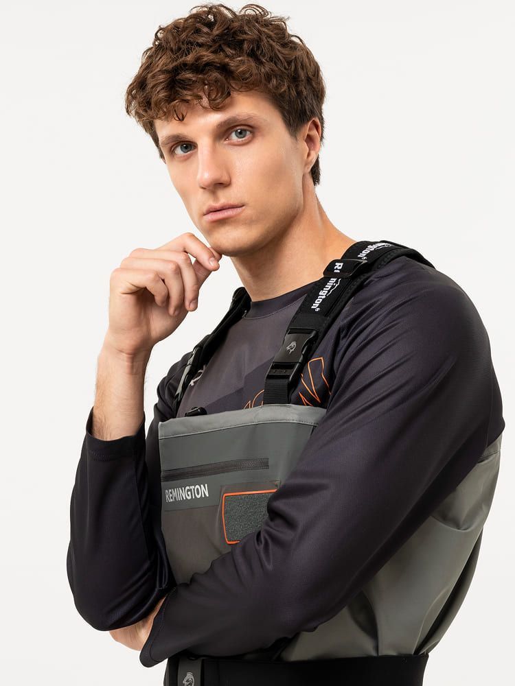 Рыболовные вейдерсы забродные Remington Fishing Rivers Black / Grey