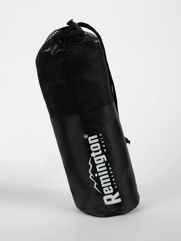 Полотенце Remington из микрофибры, 150*75 см, цвет чёрный, в сетчатом мешке