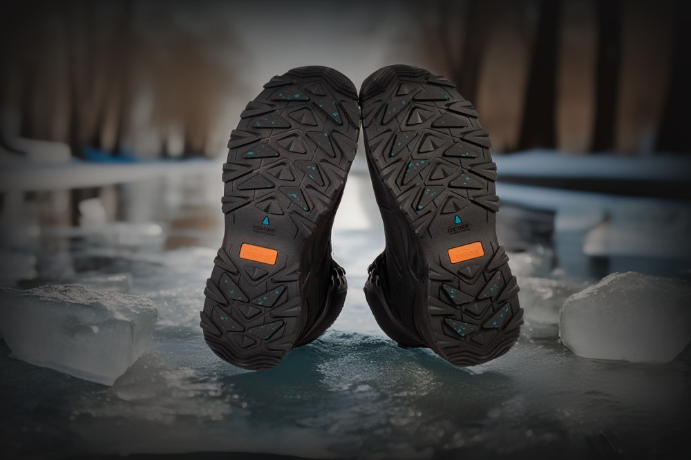 Технологии и материалы обуви: Ice grip
