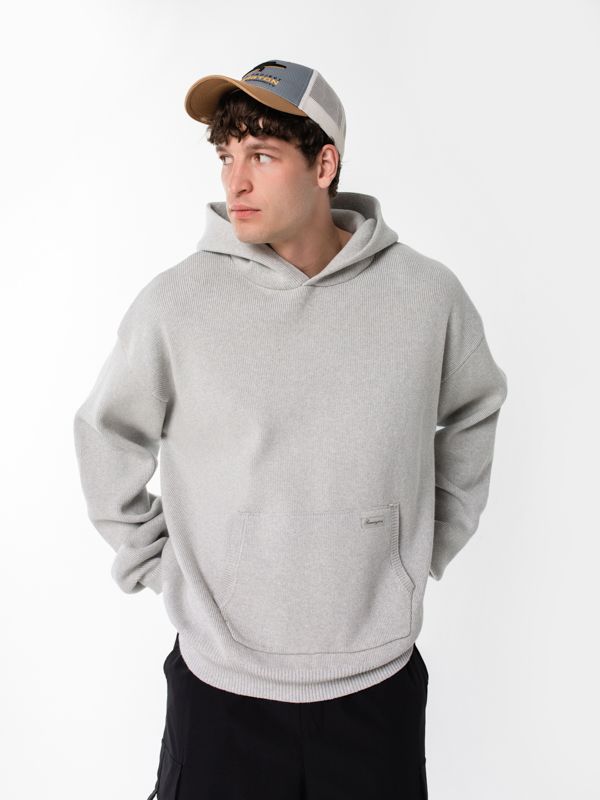Худи мужское Remington Knitted Gray