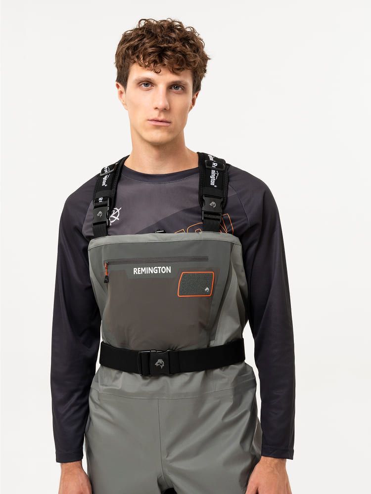 Рыболовные вейдерсы забродные Remington Fishing Rivers Black / Grey
