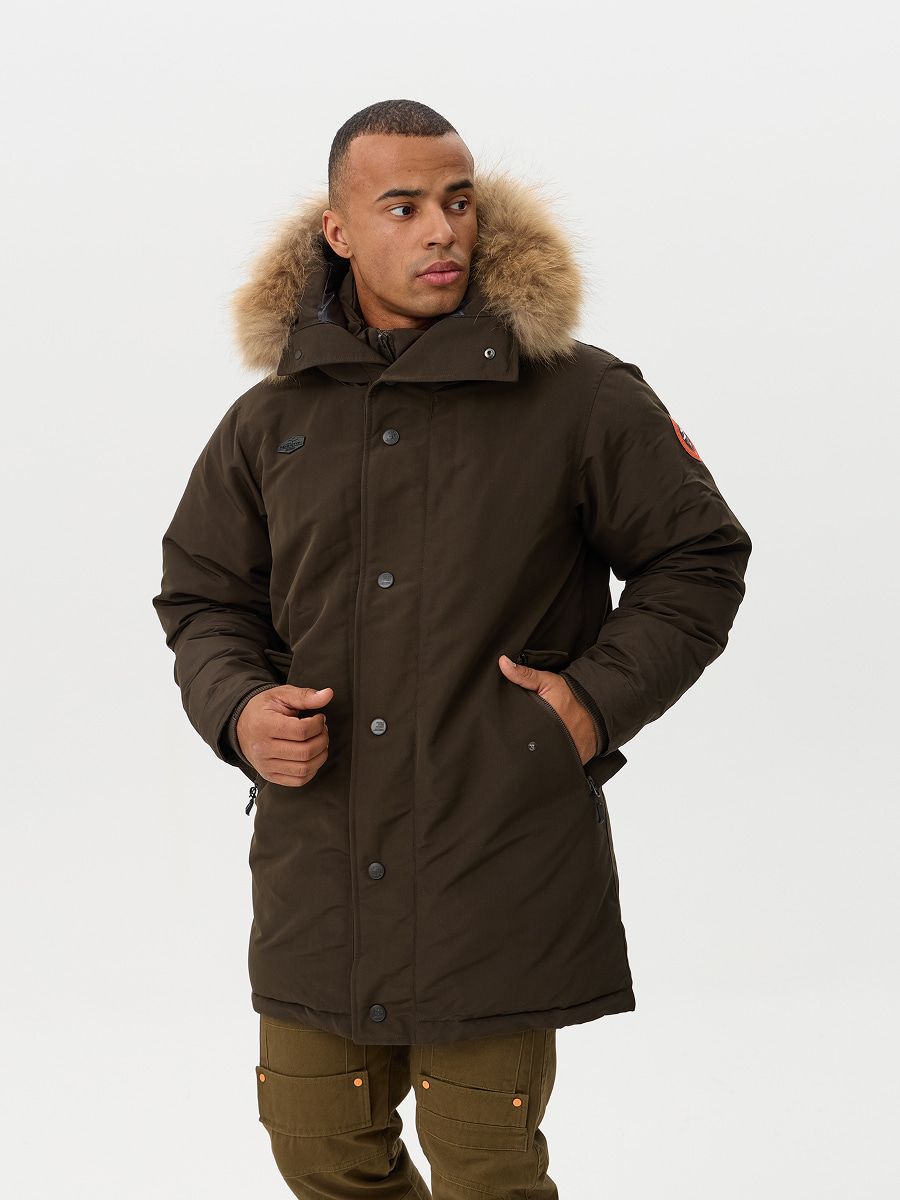 Куртка парка мужская Remington WM1 Brown